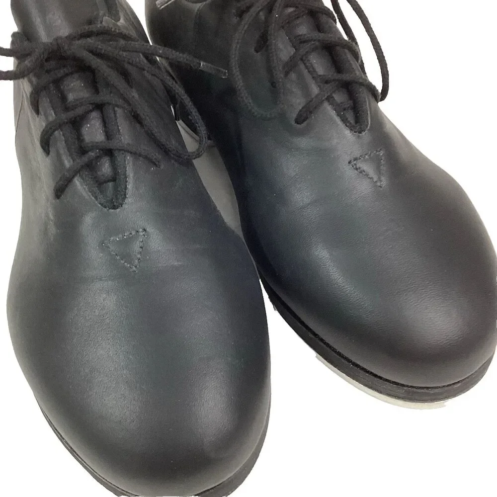 Bloch Mega Women's 7(M) Tap Dance Shoes Black Leather Lace-Up